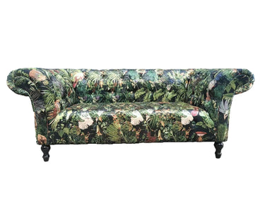 Hereford Chesterfield 2 Seat Sofa - Forest Green at online8 furniture store Auckland