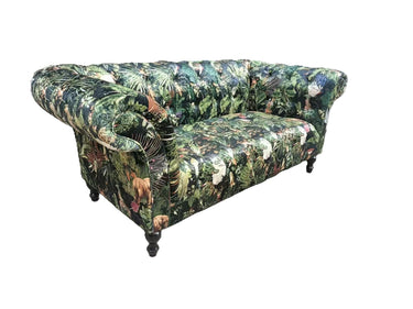 Hereford Chesterfield 2 Seat Sofa - Forest Green at online8 furniture store Auckland