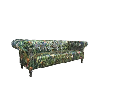 Hereford Chesterfield 3 Seater Sofa - Forest Green at online8 furniture store Auckland