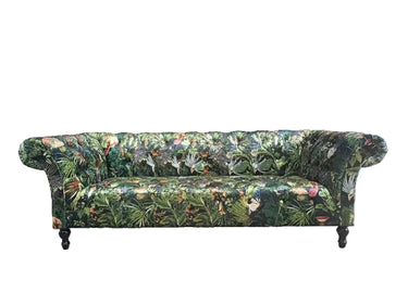 Hereford Chesterfield 3 Seater Sofa - Forest Green at online8 furniture store Auckland