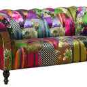 Hereford Chesterfield Patchwork 2 Seater Sofa at online8 furniture store Auckland