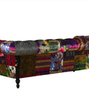 Hereford Chesterfield Patchwork 3 Seater Sofa at online8 furniture store Auckland