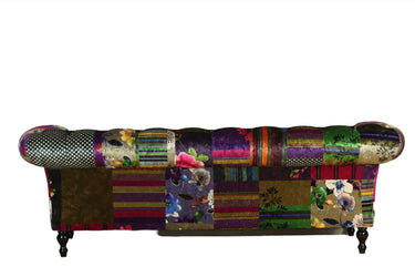 Hereford Chesterfield Patchwork 3 Seater Sofa at online8 furniture store Auckland