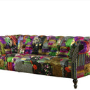 Hereford Chesterfield Patchwork 3 Seater Sofa at online8 furniture store Auckland