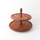 Heritage Acacia 2-Tiered Serving Stand at Online8 Furniture Auckland NZ