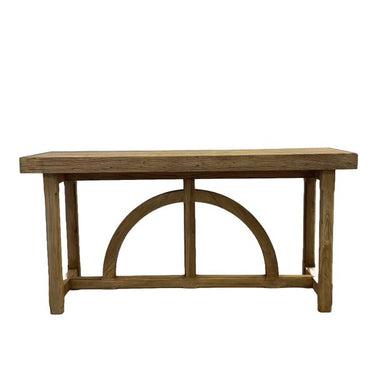 Heritage Elm Arch Console Table - 1540mm at online8 furniture store Auckland