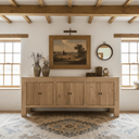 Heritage Elm Buffet Table -  2200mm at online8 furniture store Auckland