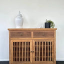 Heritage Elm Slat Cabinet at online8 furniture store Auckland