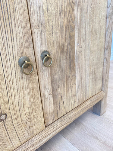 Heritage Elm Slat Cabinet at online8 furniture store Auckland