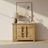 Heritage Elm Woodlock 2 Door Cabinet - Natural at online8 furniture store Auckland