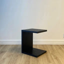 Heritage Wood Side Table - Black at online8 furniture store Auckland