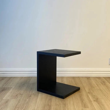 Heritage Wood Side Table - Black at online8 furniture store Auckland