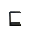 Heritage Wood Side Table - Black at online8 furniture store Auckland