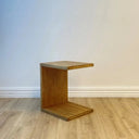 Heritage Wood Side Table - Natural at online8 furniture store Auckland