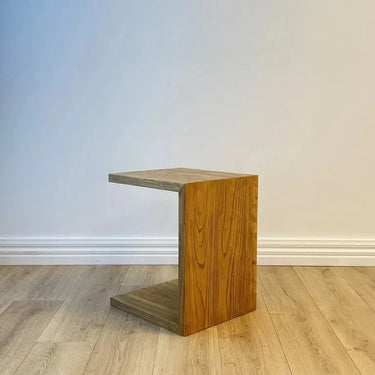 Heritage Wood Side Table - Natural at online8 furniture store Auckland