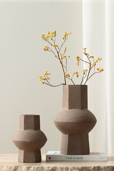 Hexagonal Vase Tall at online8 furniture store Auckland