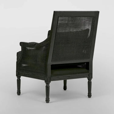 Hicks Rattan Armchair - Black at Online8 Furniture Auckland NZ