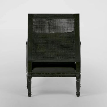Hicks Rattan Armchair - Black at Online8 Furniture Auckland NZ