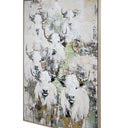 Highland Cow Hand Painted Framed Canvas Wall Art at online8 furniture store Auckland