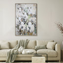 Highland Cow Hand Painted Framed Canvas Wall Art at online8 furniture store Auckland