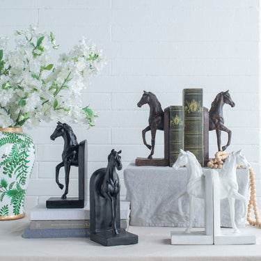 Horse Bookends S/2 at online8 furniture store Auckland