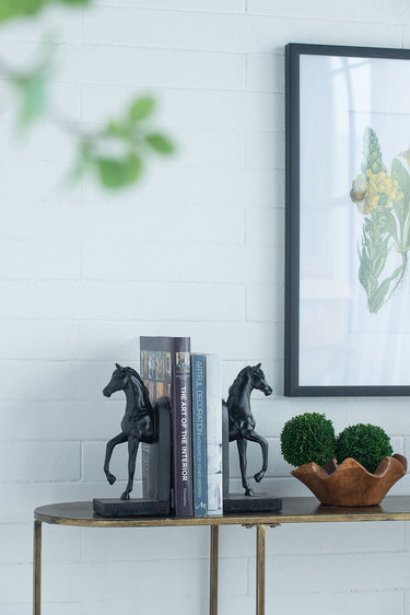 Horse Bookends S/2 at online8 furniture store Auckland