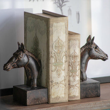 Horse Head Bookends at online8 furniture store Auckland