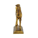 Horse Sculpture - Gold at online8 furniture store Auckland