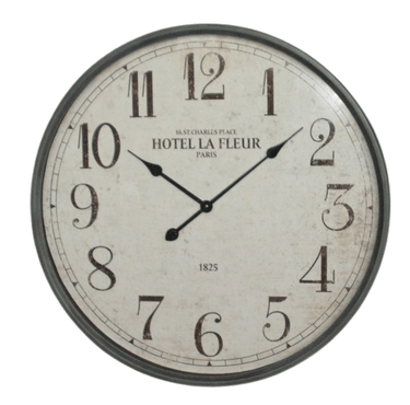 Hotel La Fleur Wall Clock at online8 furniture store Auckland