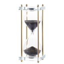 Hourglass Gold Stand and Black Sand at online8 furniture store Auckland
