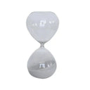 Hourglass Medium - Clear / White at online8 furniture store Auckland