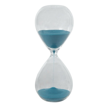 Hourglass with Blue Sand at online8 furniture store Auckland