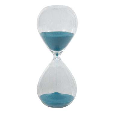Hourglass with Blue Sand at online8 furniture store Auckland