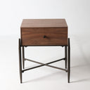 Hudson 1 Drawer Side Table -  Walnut at Online8 Furniture Auckland NZ