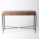 Hudson 2 Drawer Console Table – Walnut at Online8 Furniture Auckland NZ
