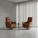 Hudson Power Recliner Chair – Cognac Top Grain Leather at Online8 Furniture Auckland NZ