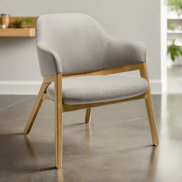 Hug Armchair with Oak Legs at online8 furniture store Auckland