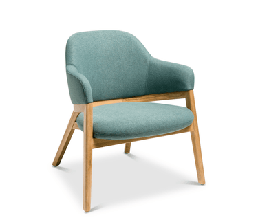 Hug Armchair with Oak Legs at online8 furniture store Auckland