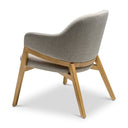 Hug Armchair with Oak Legs at online8 furniture store Auckland