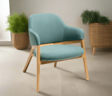 Hug Armchair with Oak Legs at online8 furniture store Auckland