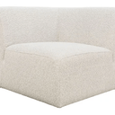 Hugo Corner Sectional Boucle Sofa Seat - Soft Gray at online8 furniture store Auckland