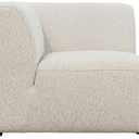 Hugo Corner Sectional Boucle Sofa Seat - Soft Gray at online8 furniture store Auckland