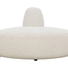 Hugo Curved Sectional Boucle Sofa Seat - Soft Gray at online8 furniture store Auckland