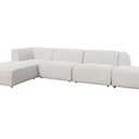 Hugo Suctional Ottoman - Soft Gray at online8 furniture store Auckland