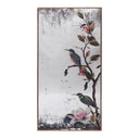 Hummingbird Antique Look Wall Mirror Art | 60x120cm at Online8 Furniture Auckland NZ