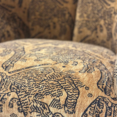 Huntress Accent Chair - Tiger Brown at online8 furniture store Auckland