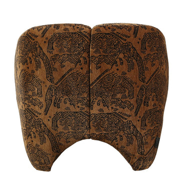Huntress Accent Chair - Tiger Brown at online8 furniture store Auckland