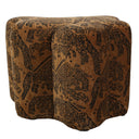 Huntress Ottoman - Tiger/Brown at online8 furniture store Auckland
