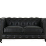 Huskins Chesterfield 2 Seater Sofa - Black at online8 furniture store Auckland