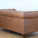 Huskins Chesterfield 2 Seater Sofa - Light Brown at online8 furniture store Auckland